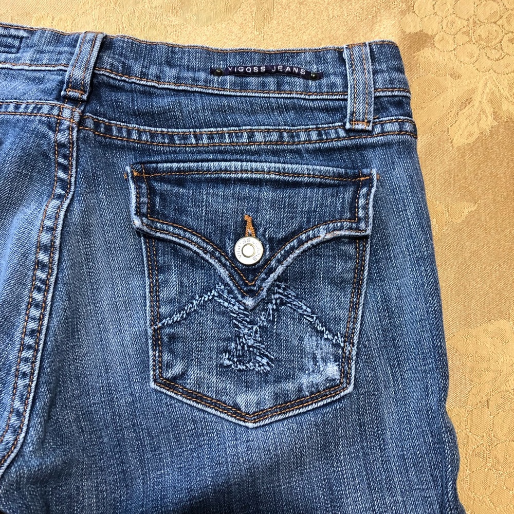 Vigoss Distressed Flap Pocket Jeans size 5